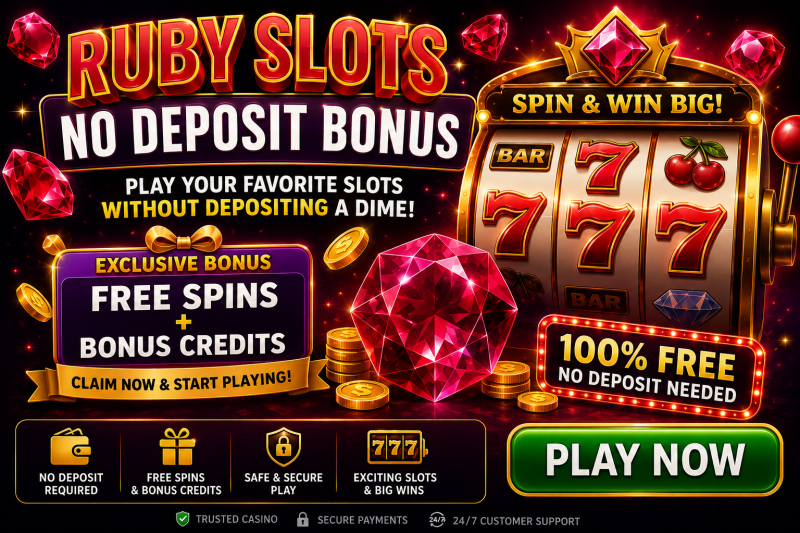 Ruby Slots No Deposit Bonus: Free Spins and More