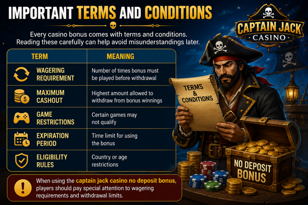 Important Terms and Conditions