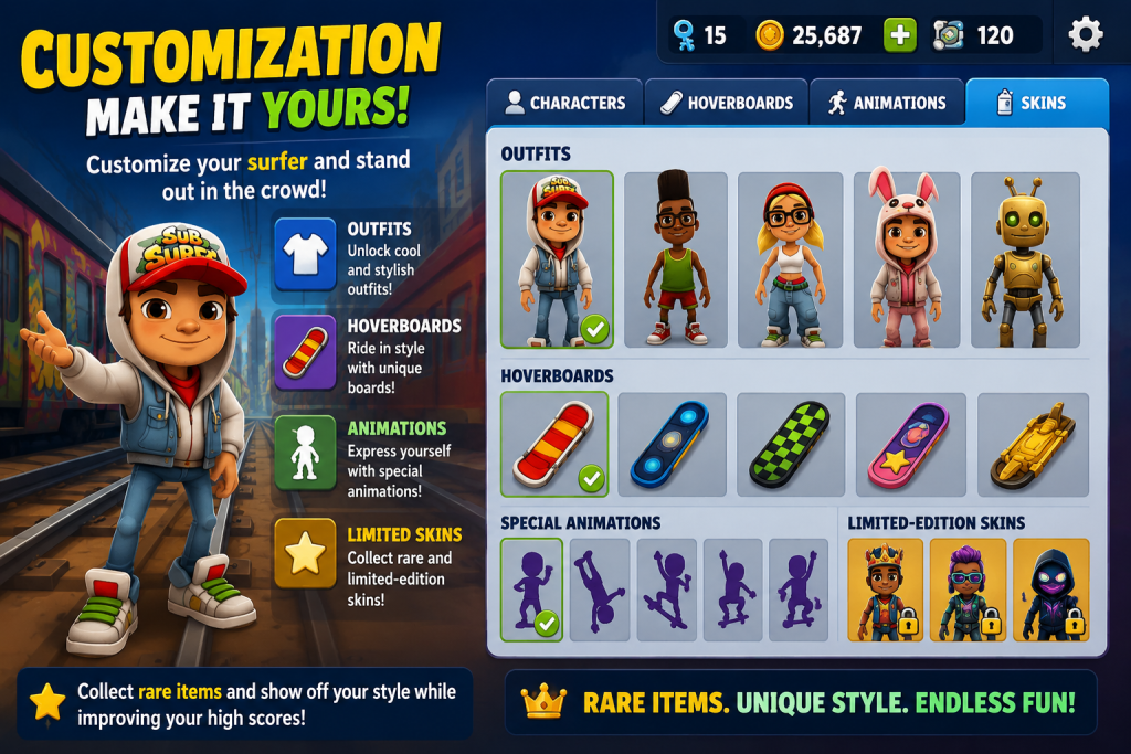 Characters and Customization