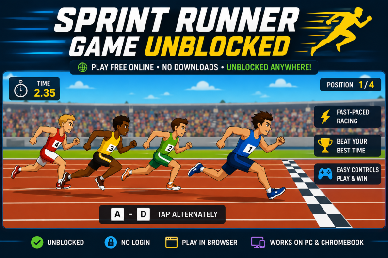 Sprint runner game unblocked​ – Test Your Reflexes