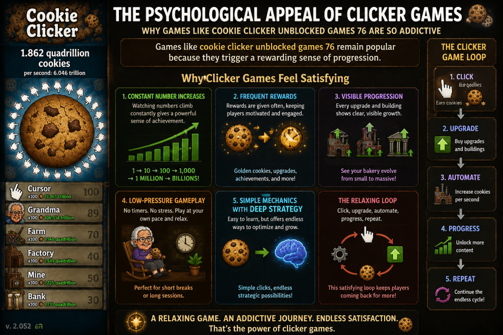 Psychological Appeal of Clicker Games