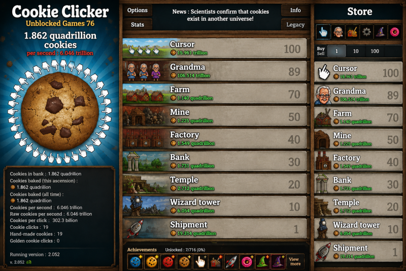Cookie Clicker Unblocked Games 76 Guide for Beginners and Pro Players