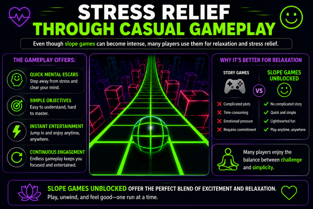 Stress Relief Through Casual Gameplay