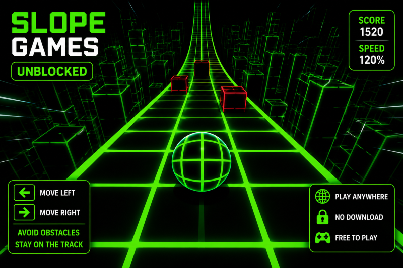 Why Slope Games Unblocked Remain Popular Among Online Gamers