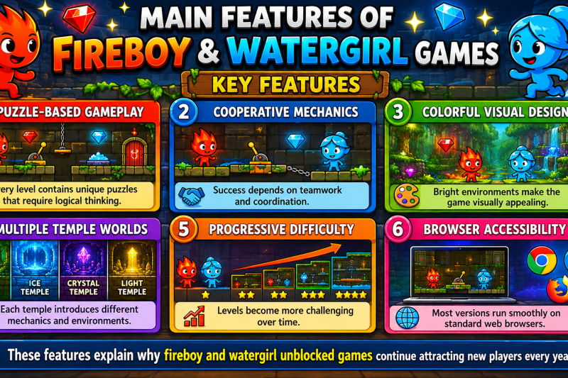 Fireboy and Watergirl Unblocked Games: Best Puzzle Adventure Online
