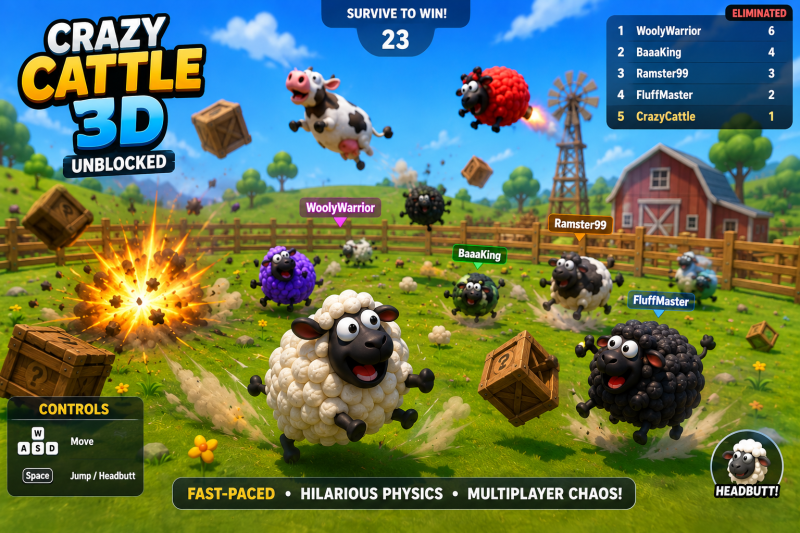 Why Crazy Cattle 3D Unblocked Games Is Going Viral in 2026