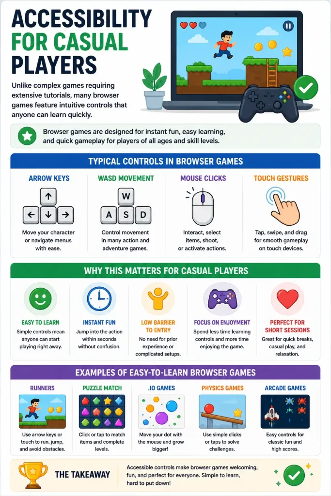 Accessibility for Casual Players