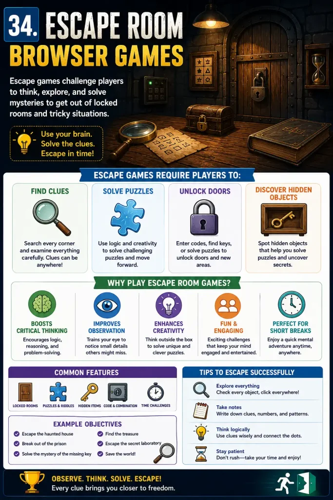 Escape Room Browser Games