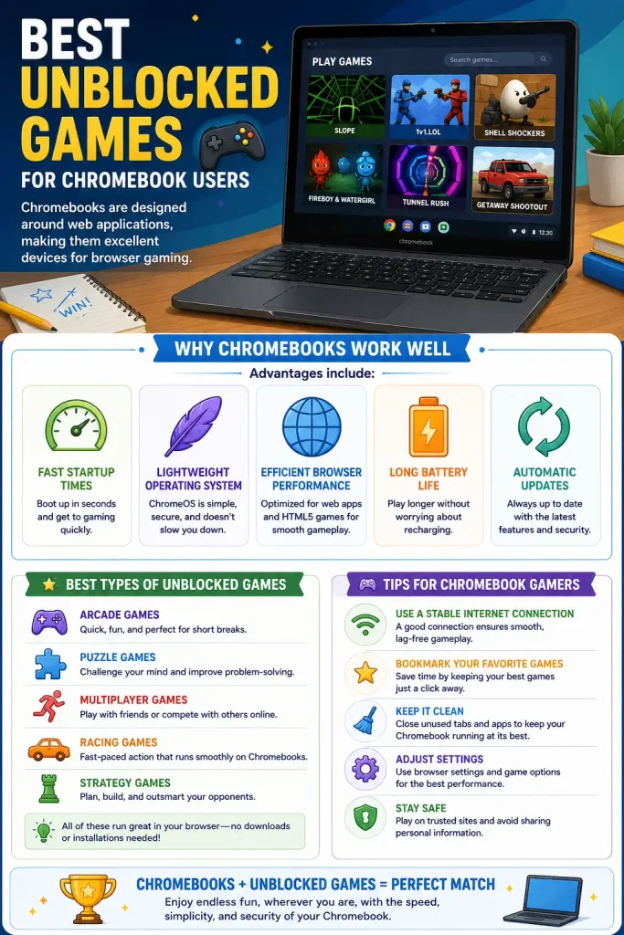 Best Unblocked Games for Chromebook Users
