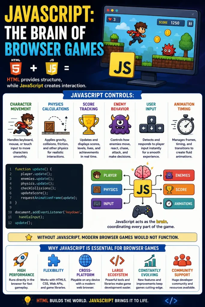 JavaScript: The Brain of Browser Games