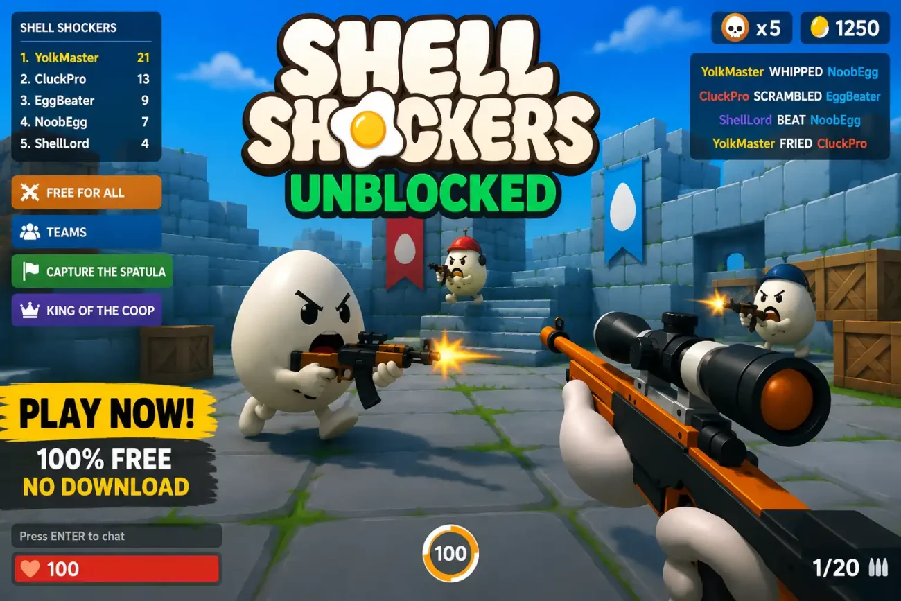 shell shockers unblocked