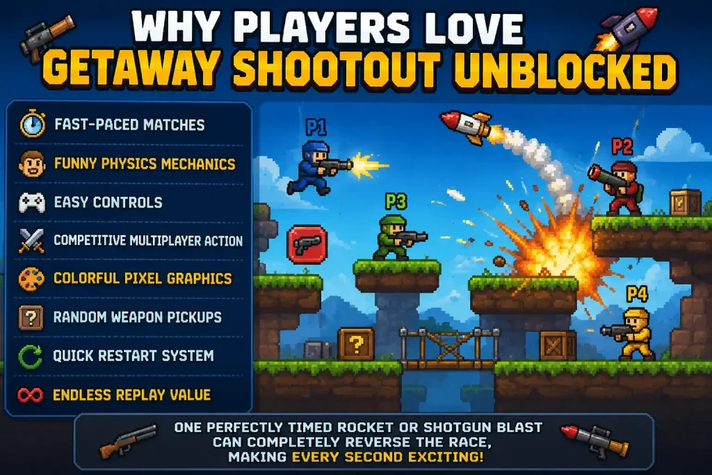 Why Players Love Getaway Shootout Unblocked