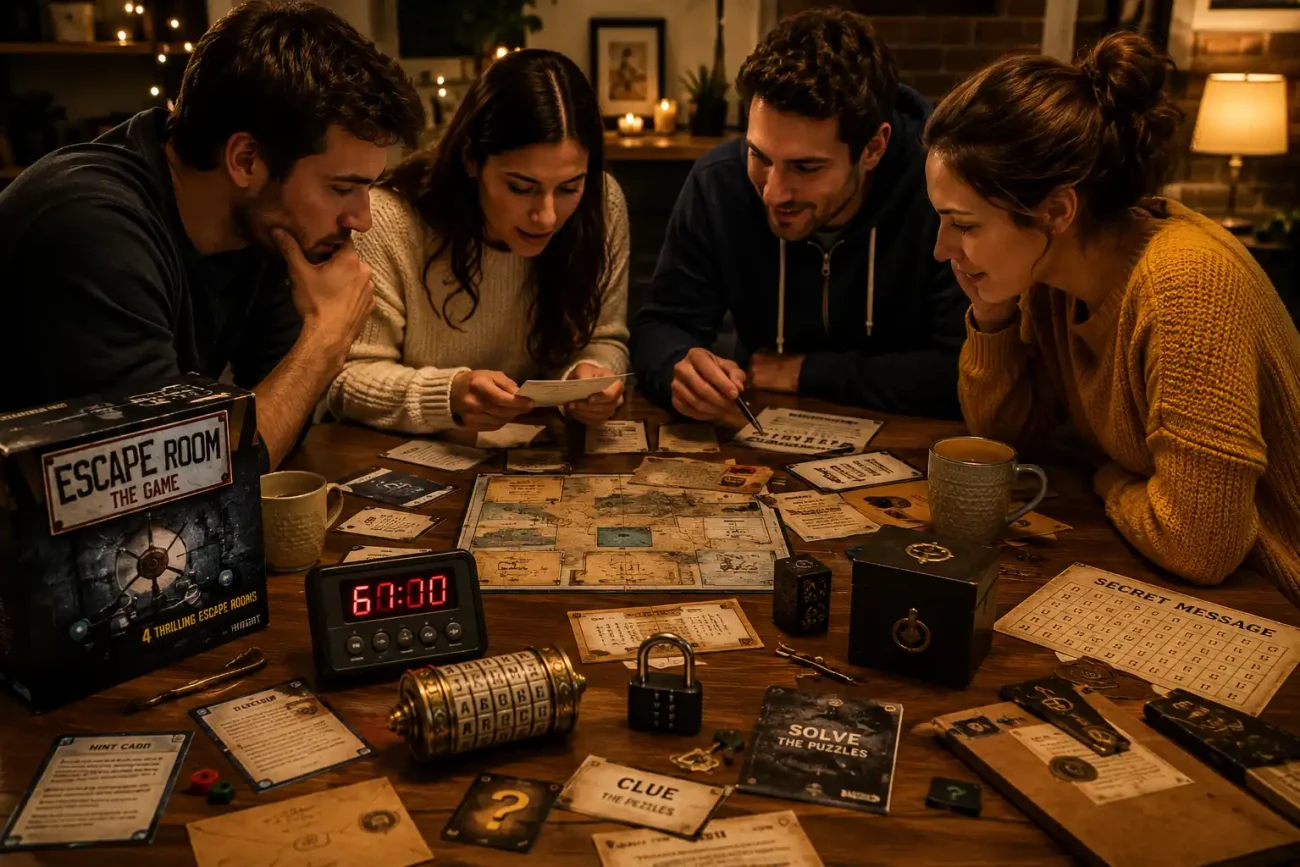 escape room board games at home