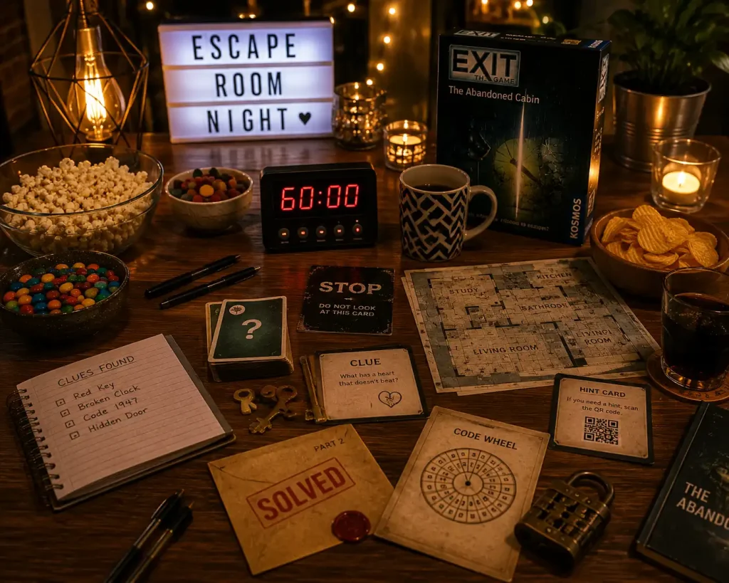 escape room board games at home