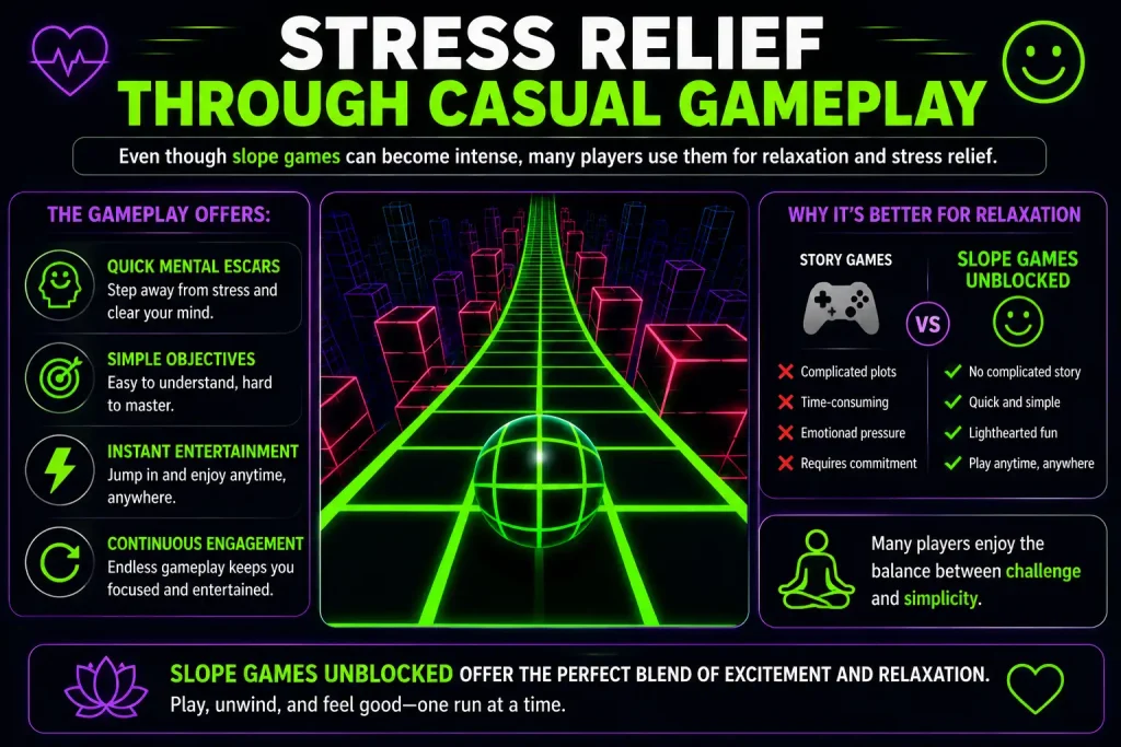 Stress Relief Through Casual Gameplay