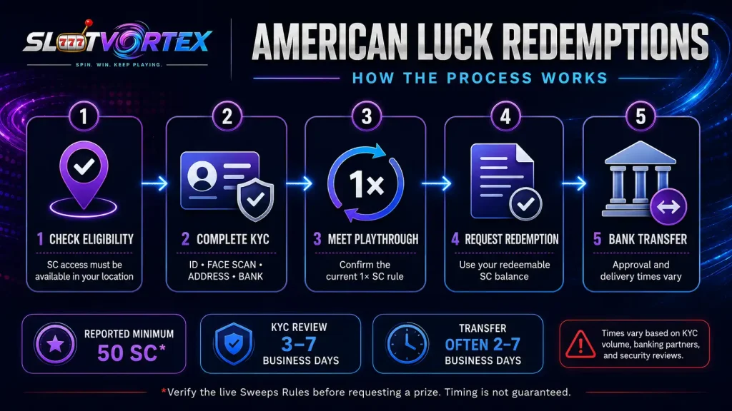 American Luck Redemptions