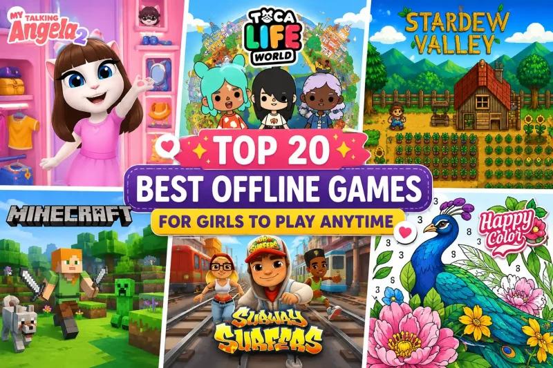 offline games for girls