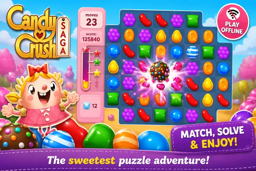 4. Candy Crush Saga