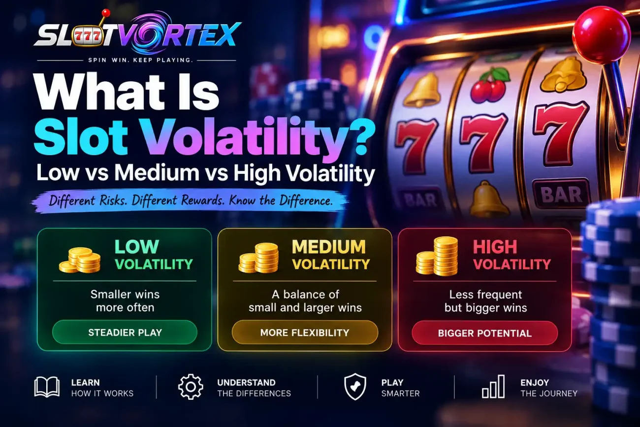 What is slot volatility low vs medium vs high volatility